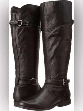 Frye women’s Phillip riding boots leather black